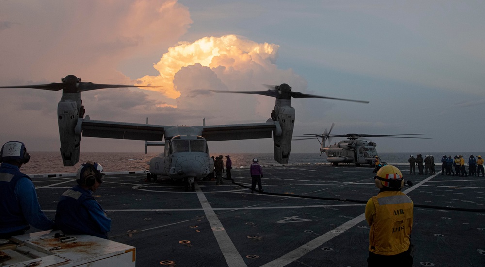 USS New York Flight Operations