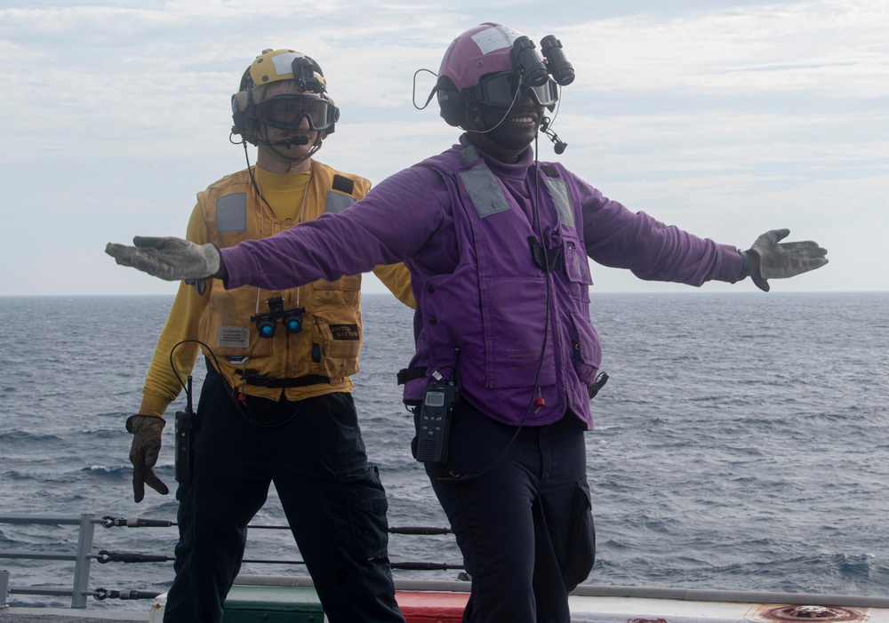 USS New York Flight Operations