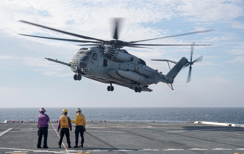 USS New York Flight Operations