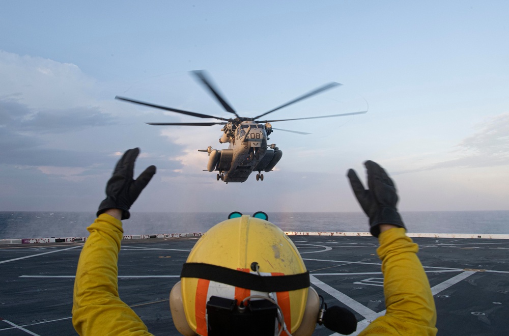 USS New York Flight Operations