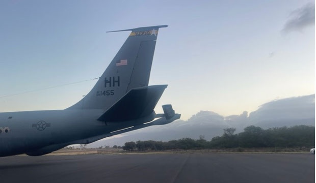 203rd ARS delivers personnel, supplies for Maui recovery