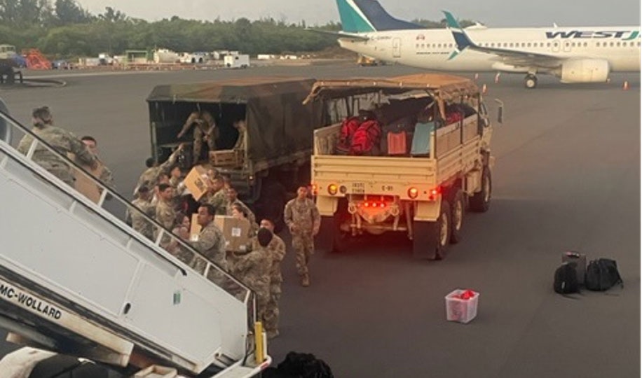 203rd ARS delivers personnel, supplies for Maui recovery