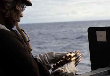 USS Carl Vinson (CVN 70) Conducts Small Arms Weapon Live Fire