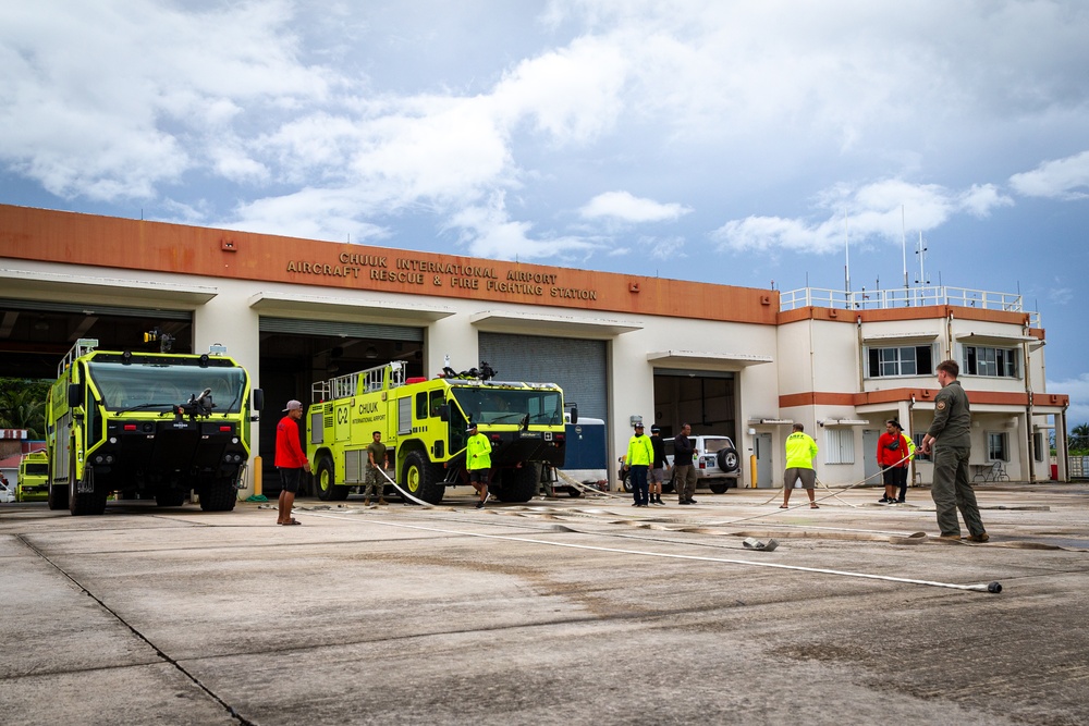 KM23: Chuuk Aircraft Rescue Fire Fighting Training