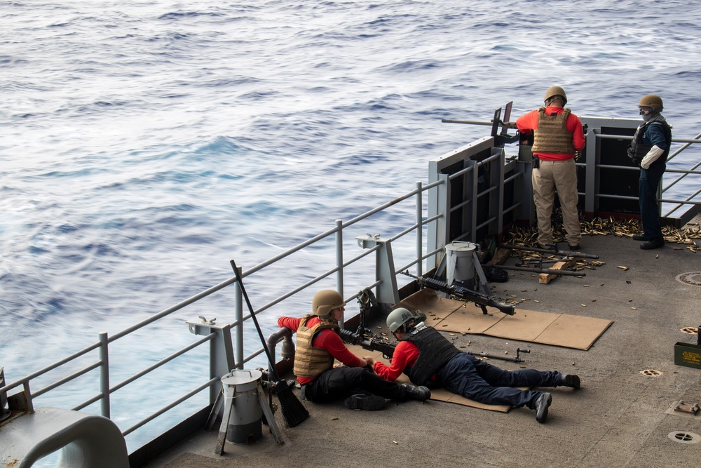 USS Carl Vinson (CVN 70) Conducts a Live fire Exercise