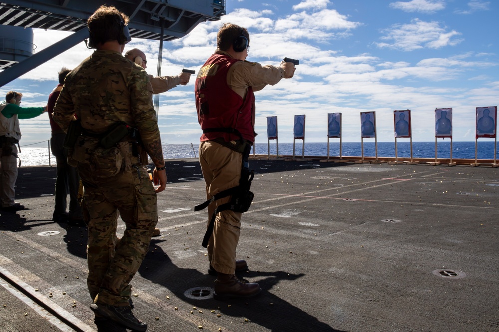 USS Carl Vinson (CVN 70) Live fire Exercise