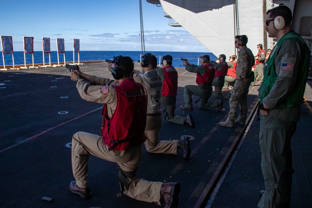 USS Carl Vinson (CVN 70) Live fire Exercise