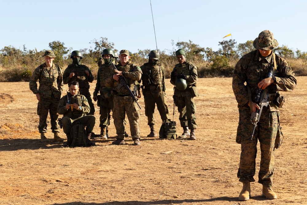 Blue Diamond Marines Train in Brazil during Exercise Formosa