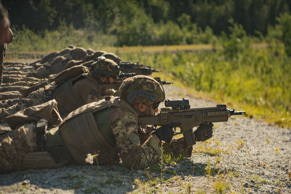 26th MEU(SOC) and San Marco Marine Brigade Master Marksmanship in Norway