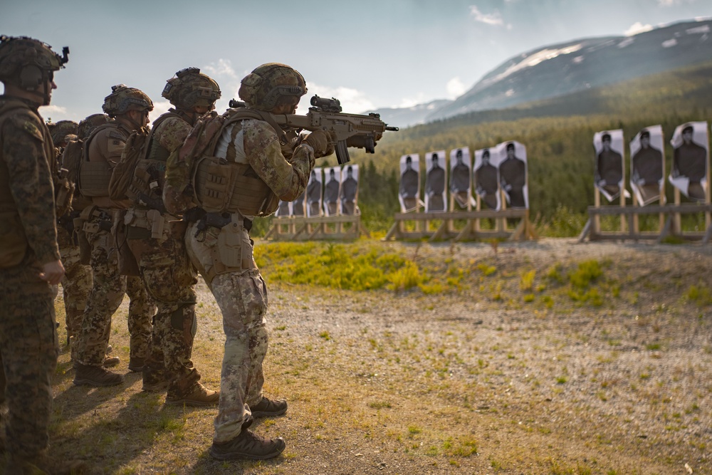 26th MEU(SOC) and San Marco Marine Brigade Master Marksmanship in Norway