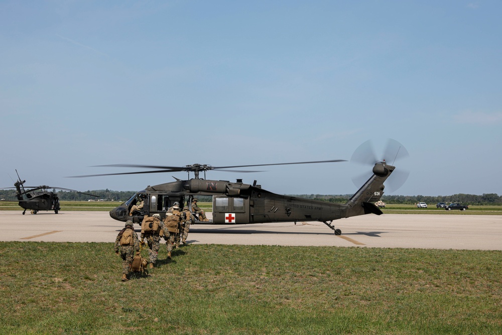 Nebraska National Guard trains with U.S. Marine Corps. during Northern Strike 2023