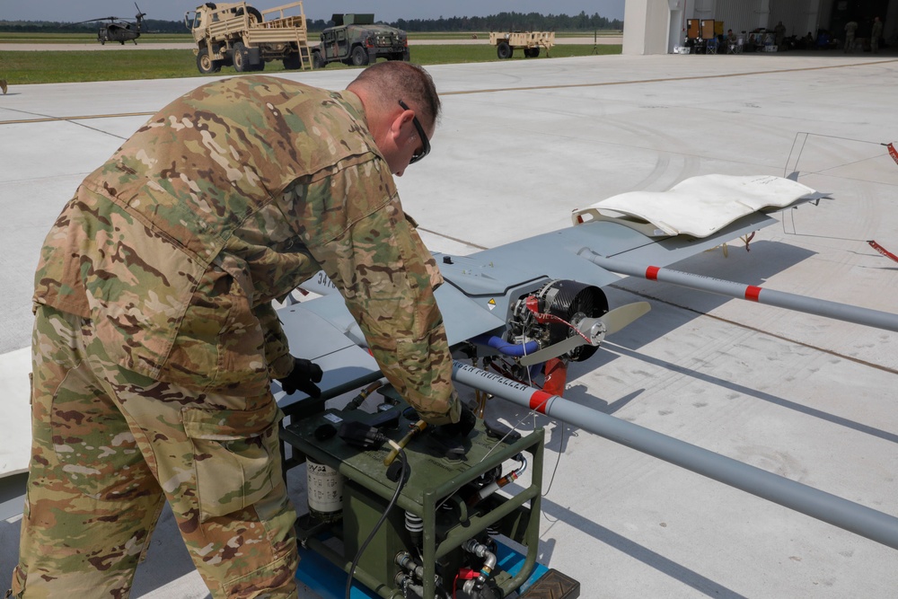 New York National Guard trains at Grayling Army Air Field Northern Strike 2023