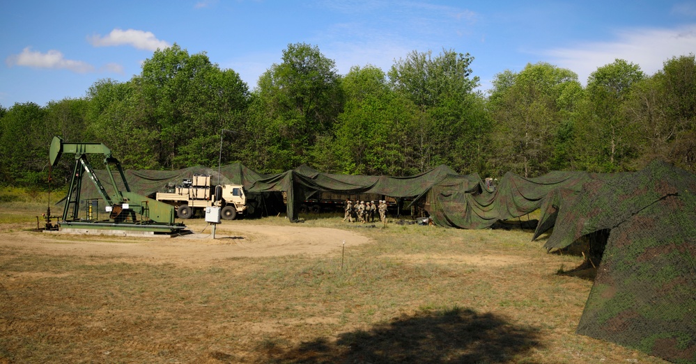 Illinois National Guard builds showers at Exercise Northern Strike 2023