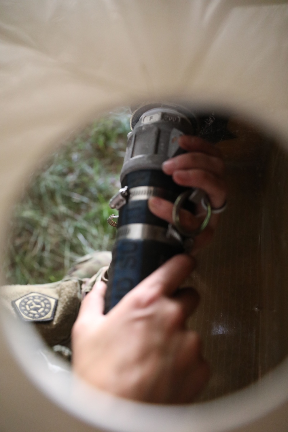 Illinois National Guard builds showers at Exercise Northern Strike 2023