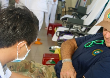 Pacific Partnership 2023: Humanitarian Assistance/Disaster Relief Team Donate Blood