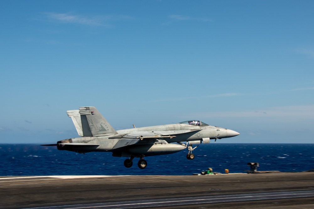 USS Ronald Reagan (CVN 76) conducts flight operations