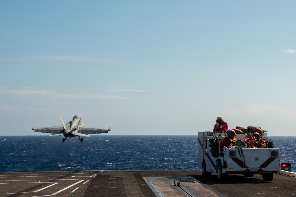 USS Ronald Reagan (CVN 76) conducts flight operations