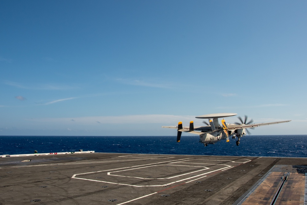 USS Ronald Reagan (CVN 76) conducts flight operations