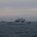 Coast Guard conducts formation steaming exercises with the French and Canadian navy for Op Nanook