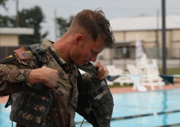 FORSCOM Best Squad Competitors Gauge Combat Water Survival Skills