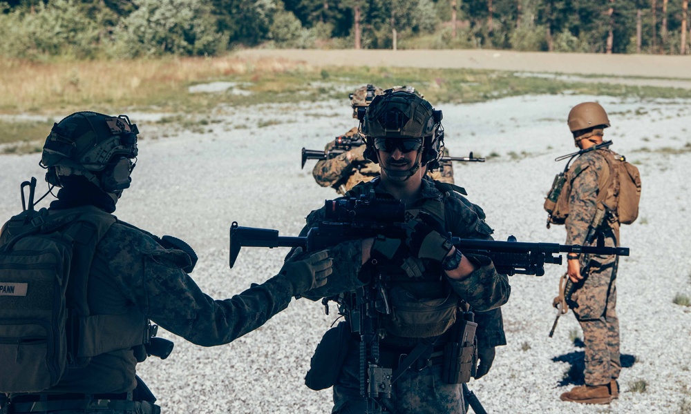 Norway Bilateral Training: 26 MEU(SOC) Executes a TRAP Rehearsal