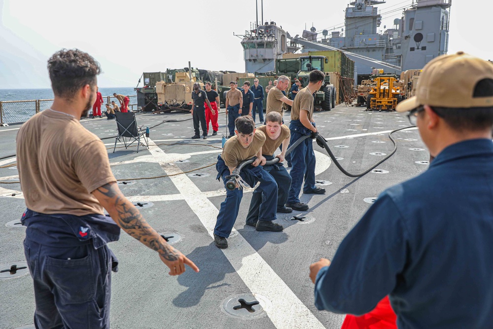 DVIDS - Images - USS Carter Hall Conducts Damage Control Training ...