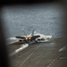 An F/A 18E launches off the flight deck of USS Carl Vinson (CVN 70)