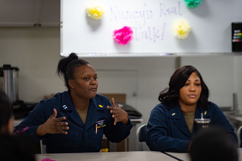 USS Ronald Reagan (CVN 76) hosts Nancy’s Real Talk