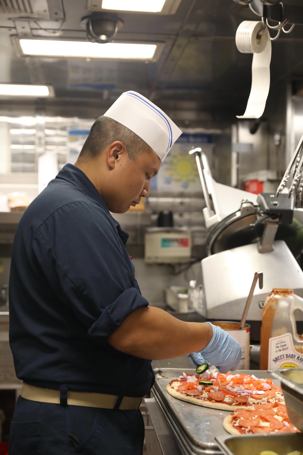 Ramage Sailor Prepares Food