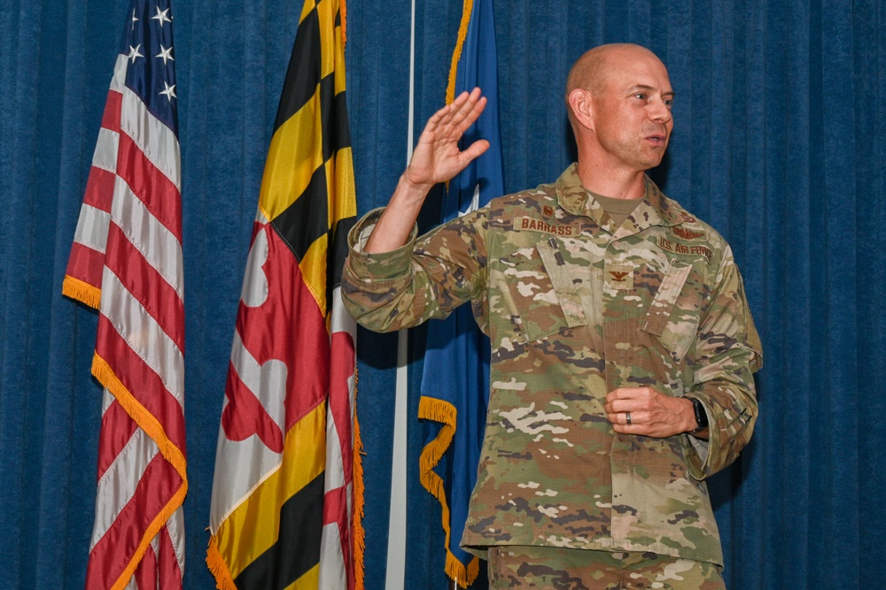 175th Wing welcomes new cyber group commander