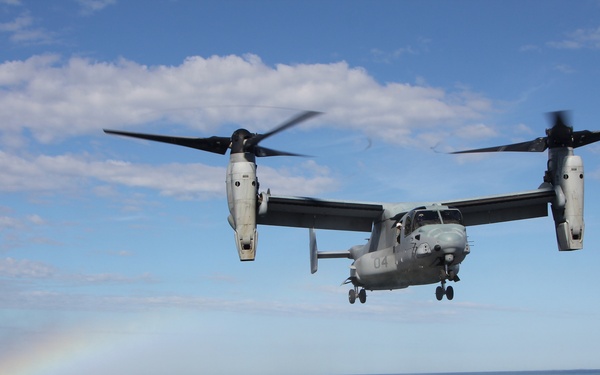USS Mesa Verde Conducts Flight Operations