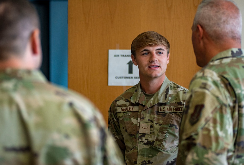 Ohio National Guard senior leaders visit the 121st