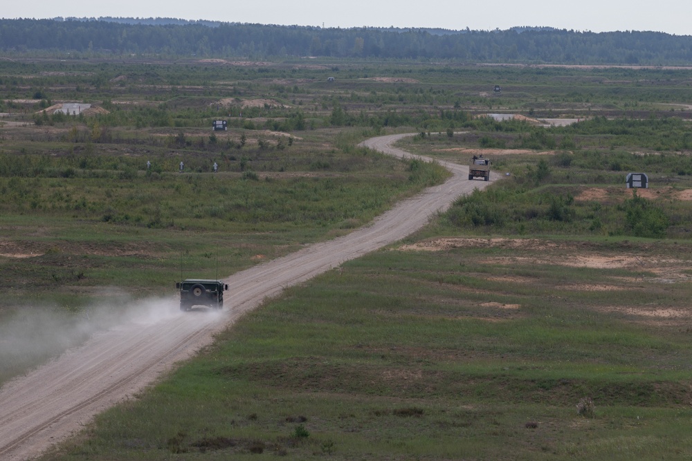 Task Force Ivy Soldiers conduct mounted gunnery training