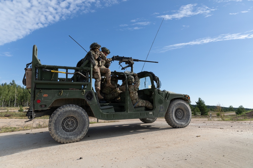 Task Force Ivy Soldiers conduct mounted gunnery training