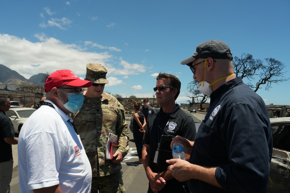 FEMA Officials Discuss Hawaii Wildfires Response with Federal Partners