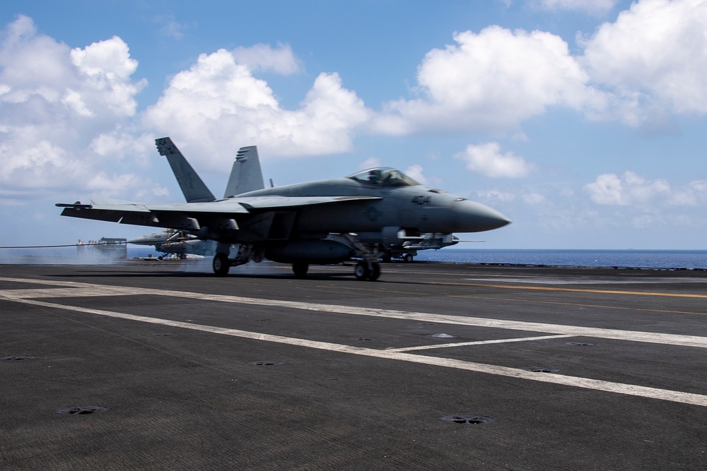 USS Ronald Reagan (CVN 76) conducts flight operations