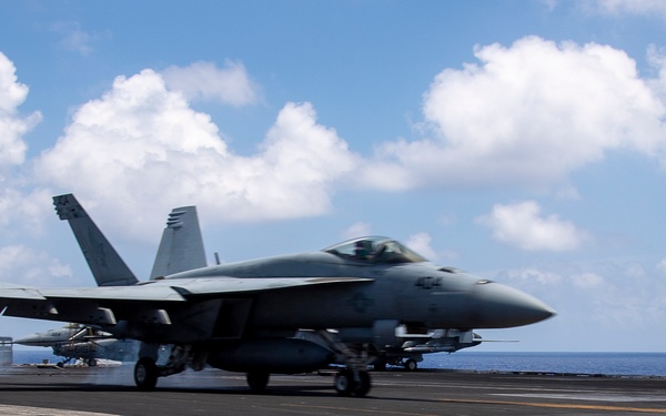 USS Ronald Reagan (CVN 76) conducts flight operations