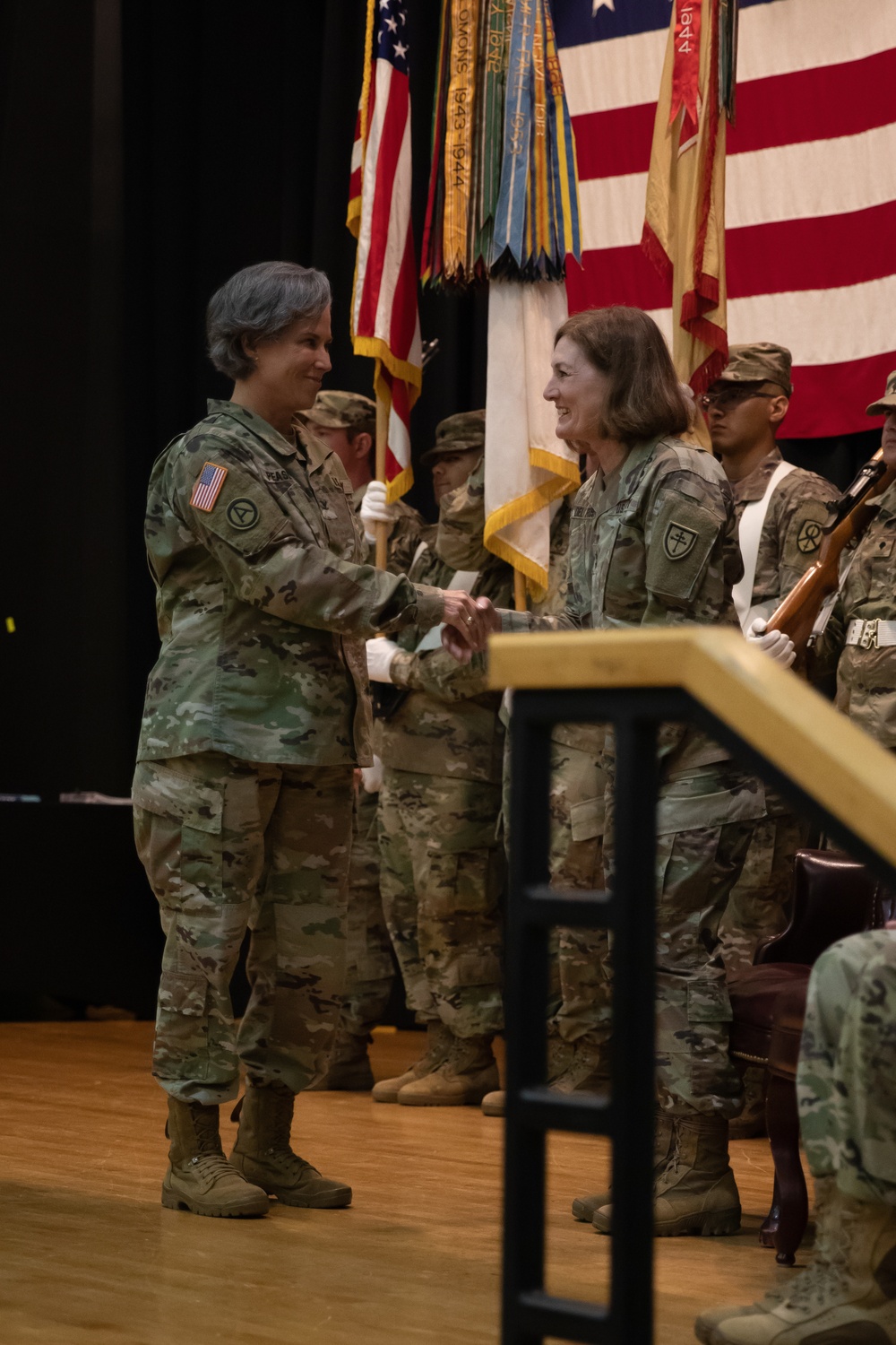 The 451st ESC assumption of command ceremony