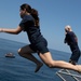 USS George Washington Conducts Swim Call