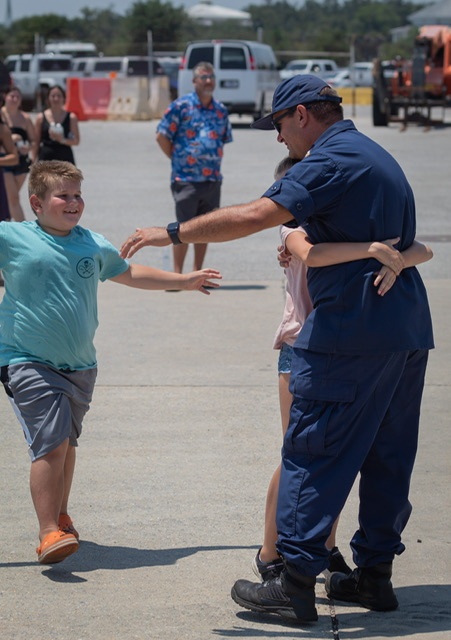 U.S. Coast Guard Cutter Diligence ( WMEC 616) returns home to Pensacola