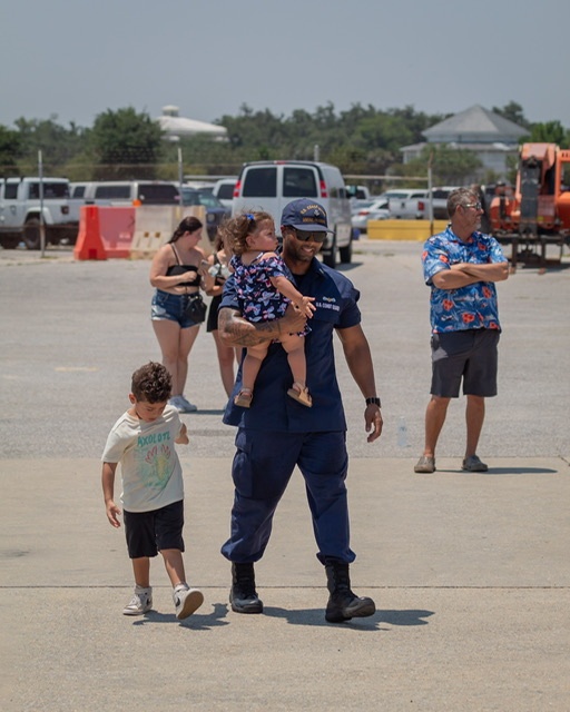 U.S. Coast Guard Cutter Diligence ( WMEC 616) returns home to Pensacola