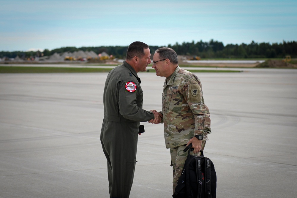 Lt. Gen. (Ret.) Michael Williamson, Sr. VP Global Business Development and Strategy, Lockheed, Visits Northern Strike 2023