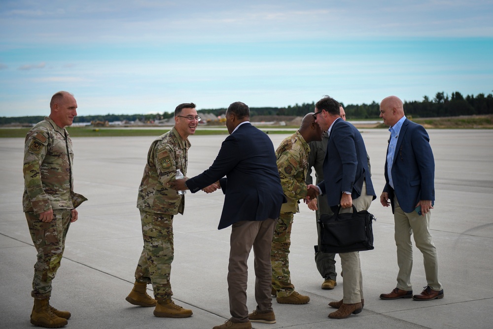 Lt. Gen. (Ret.) Michael Williamson, Sr. VP Global Business Development and Strategy, Lockheed, Visits Northern Strike 2023