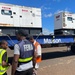 The First of 32 Generators Arrive at the FEMA Staging Area in Maui