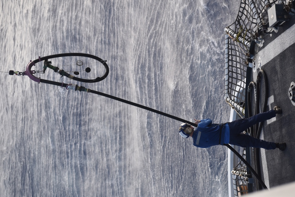 Coast Guard Cutter Resolute conducts helicopter operations underway