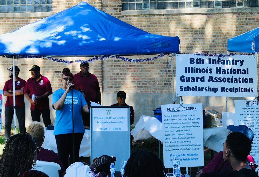 125 Years after Illinois National Guard's 8th Infantry First Deployed, Its Association Awards Scholarships to Local Youth