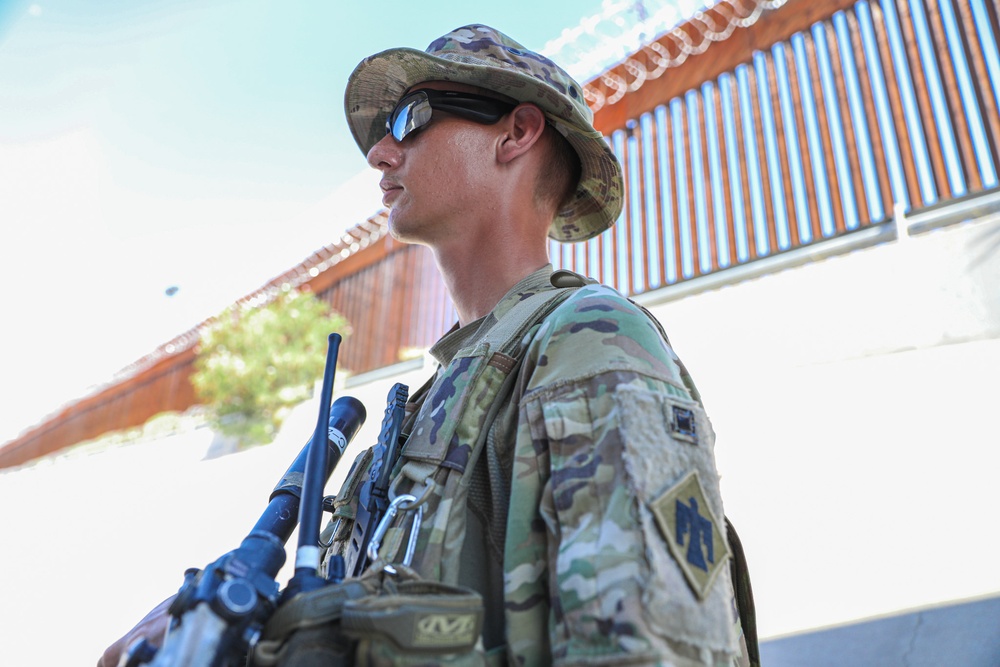 Oklahoma Guardsmen patrol border in support of Operation Lone Star