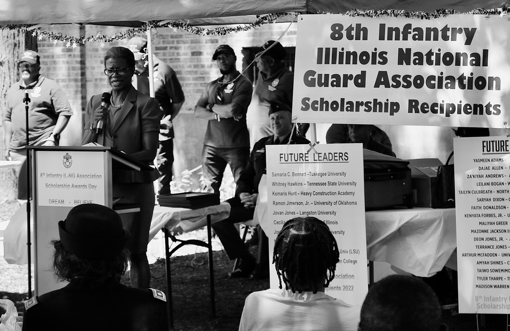 125 Years after Illinois National Guard's 8th Infantry First Deployed, Its Association Awards Scholarships to Local Youth