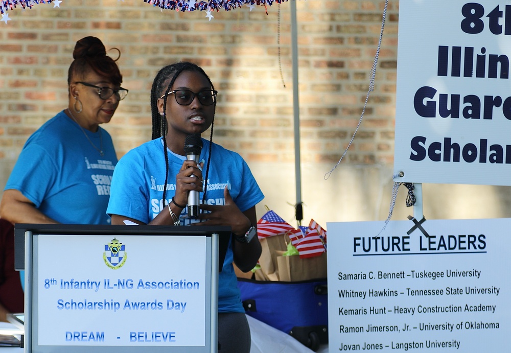 125 Years after Illinois National Guard's 8th Infantry First Deployed, Its Association Awards Scholarships to Local Youth