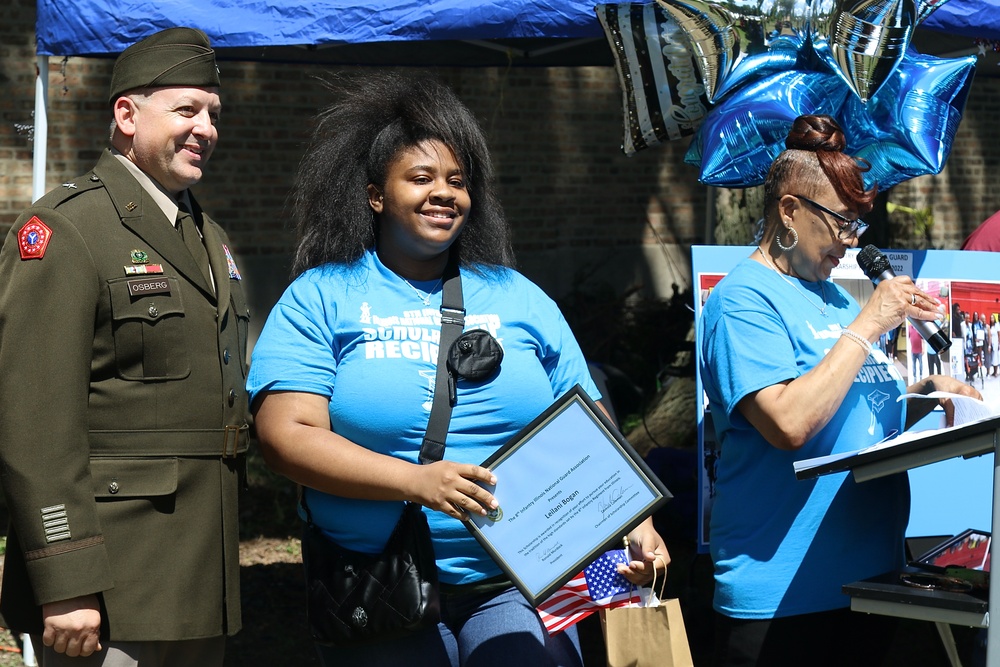 125 Years after Illinois National Guard's 8th Infantry First Deployed, Its Association Awards Scholarships to Local Youth